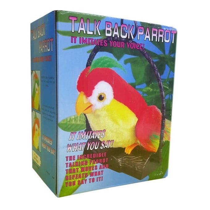 Talk Back Parrot Interactive Talking Toy