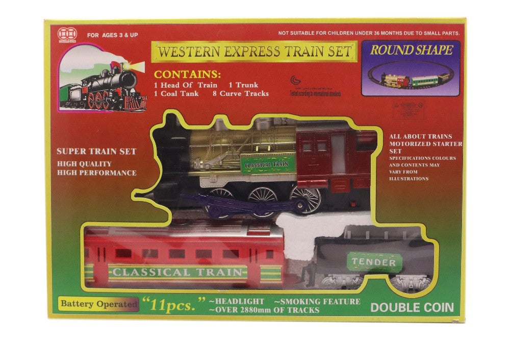 Western Express Train Set with Smoke & Headlight