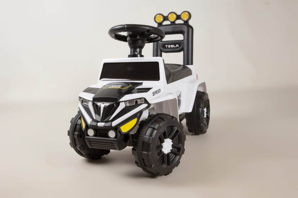 Tesla Style Jeep for Kids – Manual Ride-On Toy Car