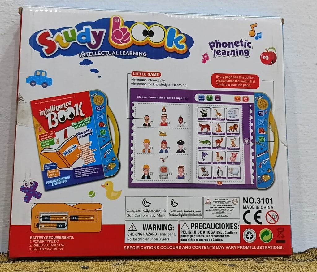 Study Book – Interactive Phonetic Learning Book for Kids 📚🎵
