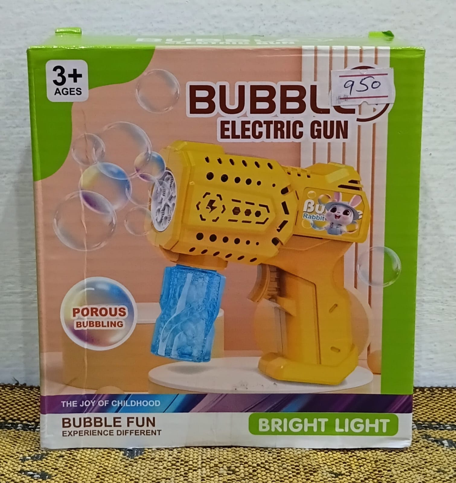 Electric Bubble Gun – Automatic Bubble Blower Toy for Kids
