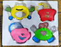 Baby Rattles Set – 4-Piece Colorful Shaking Toys