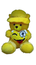 Smiley Teddy Bear Plush Toy with Hat