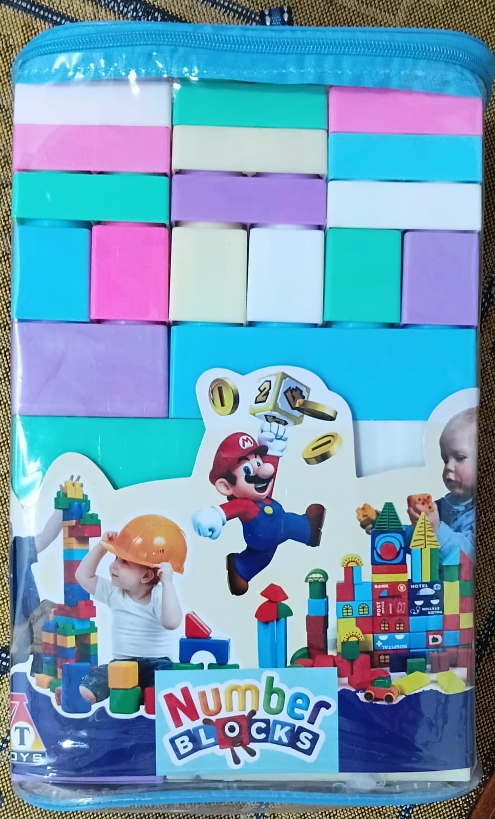 Number Building Blocks Set (42 Pieces)