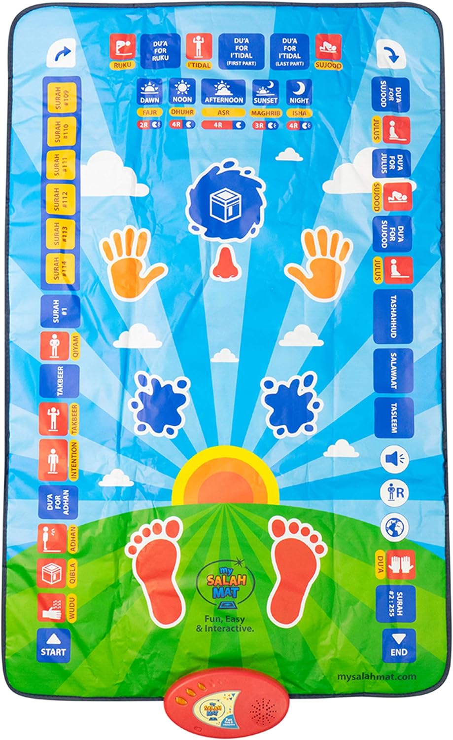 Interactive Salah Prayer Mat for Kids
