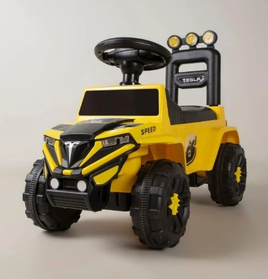 Tesla Style Jeep for Kids – Manual Ride-On Toy Car