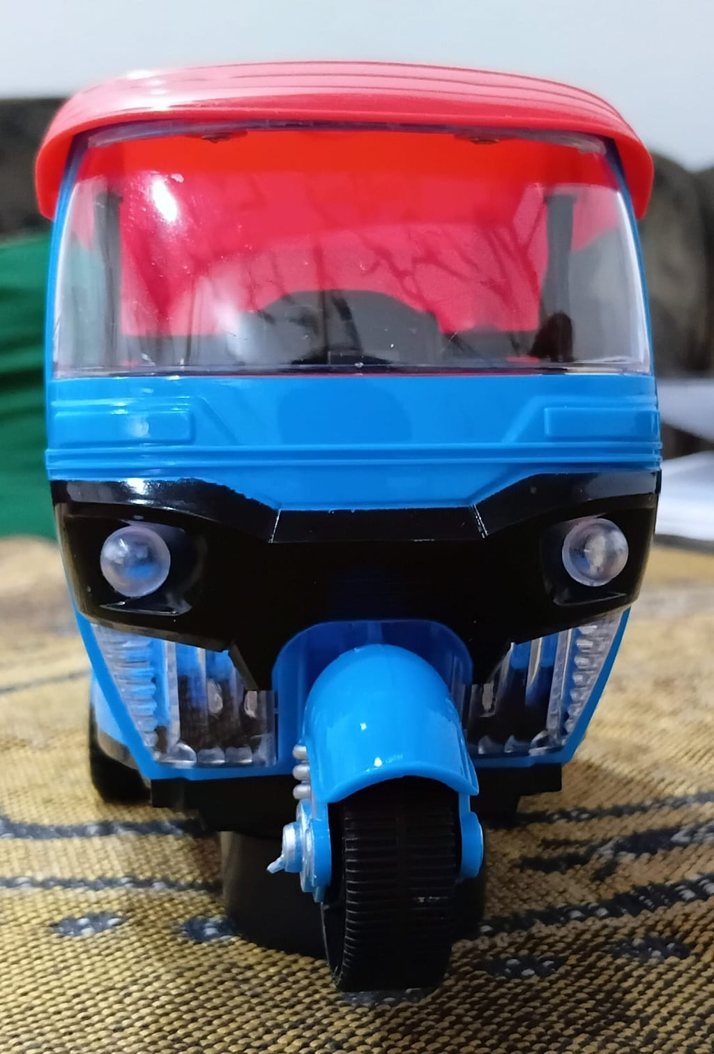 Electric Auto Rickshaw Toy with Lights & Music