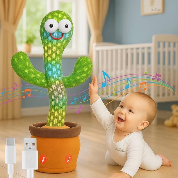Dancing Talking Cactus Toy with Songs & Lights